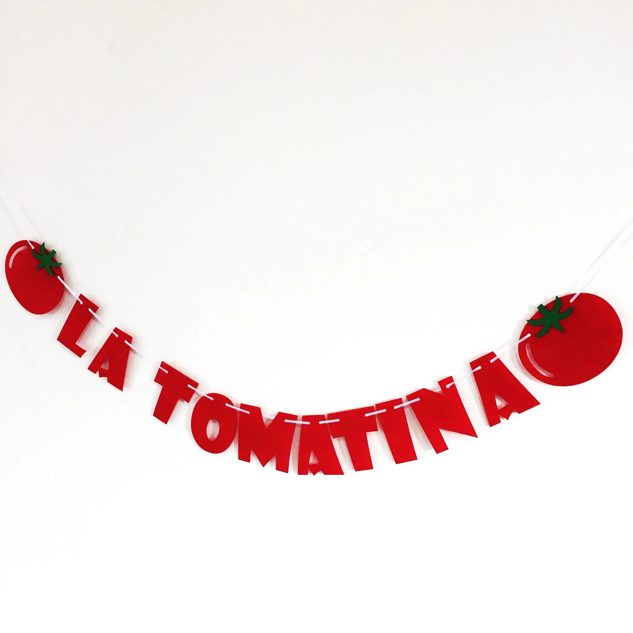 2,9 м Длина нетканый LA TOMATINA Pull флаг баннер томатный узор подвесной флаг реквизит Pull цветы для фестиваля Tomatina