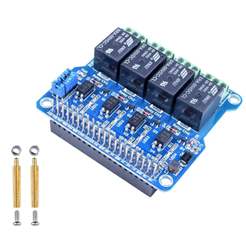 FFYY-1Pcs Raspberry Pi релейная плата расширения Модуль Щит поддерживает Rpi A+/B+/2 B/3 B для домашней автоматизации