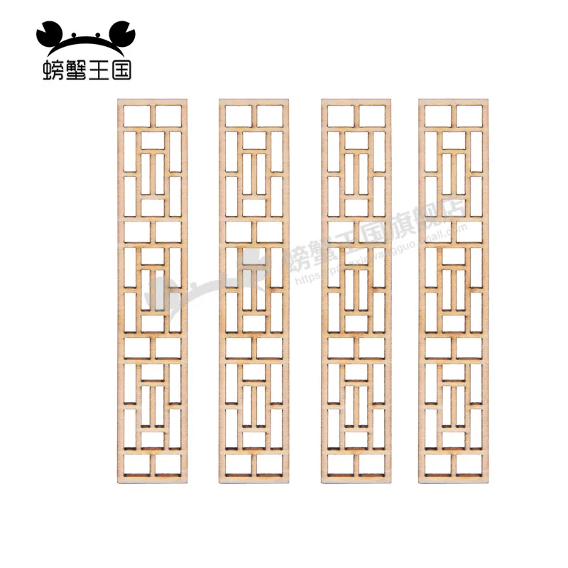  Crab Kingdom Chinese Style Building Model Material Sand Table Scene Accessories Hui-Style Architect