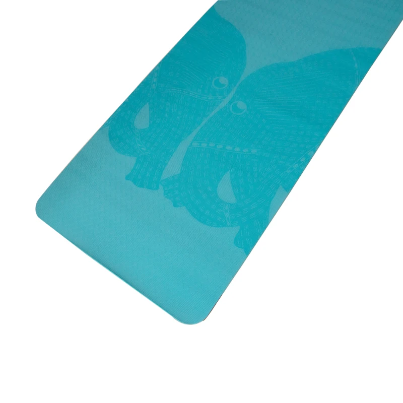 TPE Yoga Mat Laser engraving Anti-Slip Odorless Pilates Fitness Exercise Gym Sports Yoga Pad 1830*610*6MM For Beginner With Gift