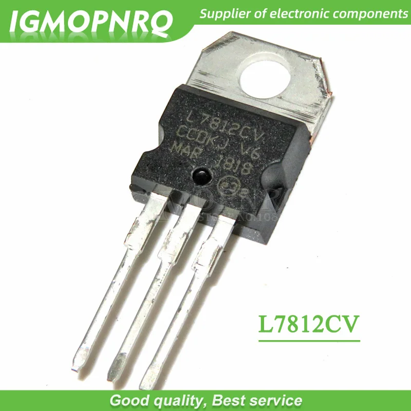 

20pcs L7812CV L7812 KA7812 MC7812 TO-220 Voltage Regulator 12V 1.5A new original