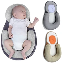 Портативная детская кроватка для новорожденных, складная кровать для путешествий, многофункциональная колыбель с плоской головкой, детские кроватки, Прямая поставка