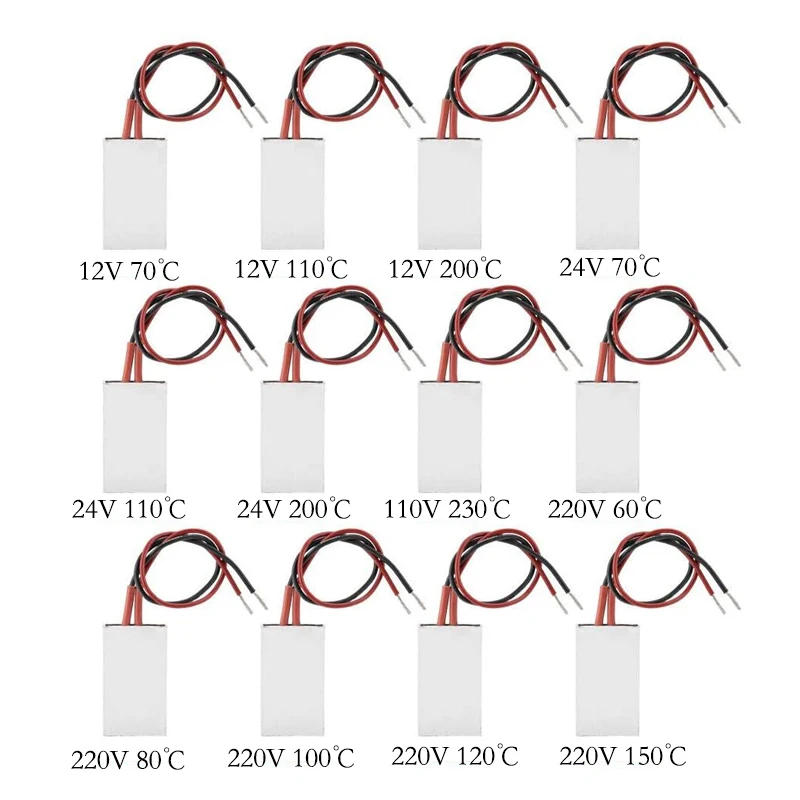 12V/24V/110V/220V konstante temperatur PTC 50*28.5*5mm keramik