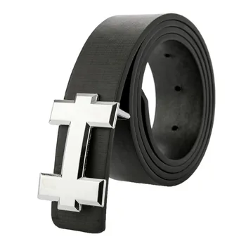 

Brand Designer Men Belt For Women Letter Smooth Buckle Belt 3.3cm Wide Casual PU Leather Belt Straps