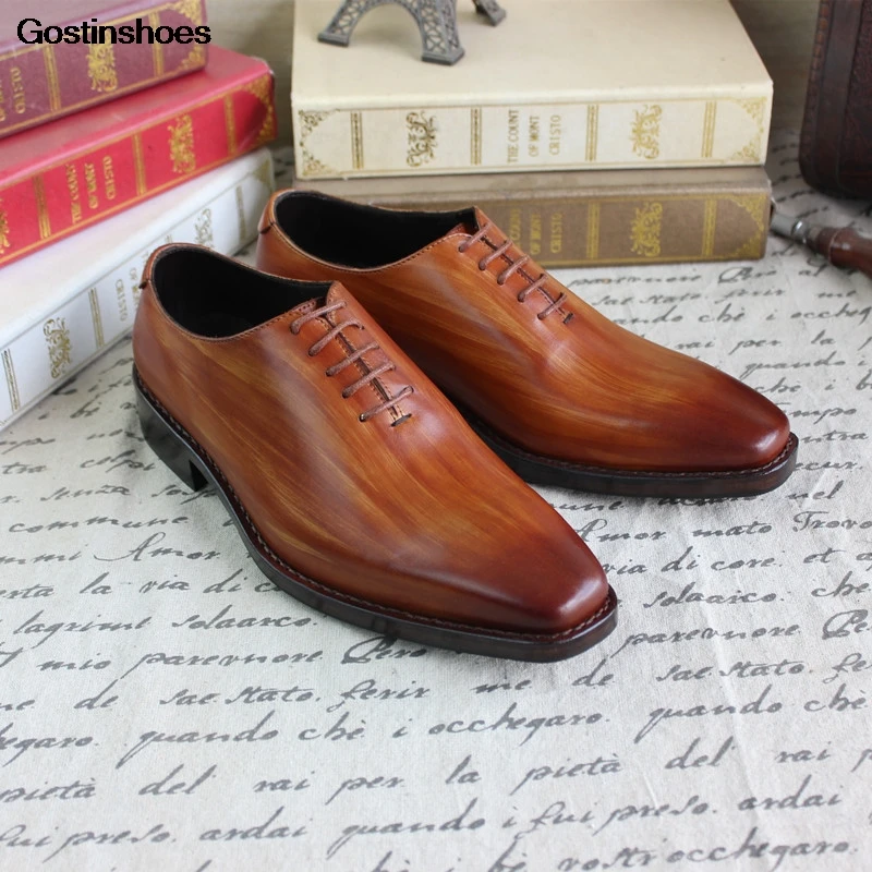 Custom leather dress shoes Clearance