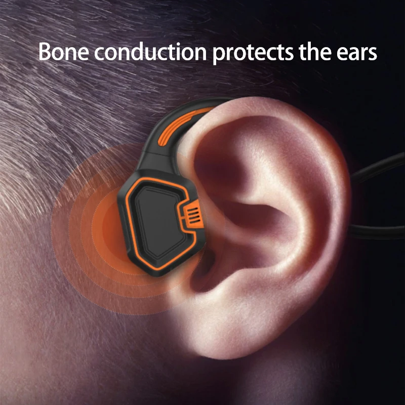 Pentru Xiaomi Huawei căști cu conducție osoasă IPX8 impermeabile căști wireless sport în aer liber alergare căști Bluetooth 5.1_voghion.com