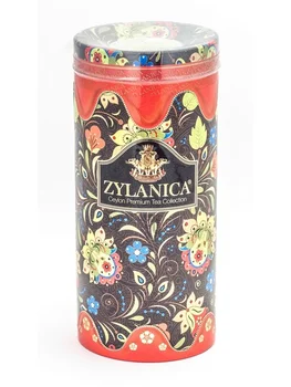 

Tea zylanica folk desing, orange, black leaf, OPA, with candle, 100 gr