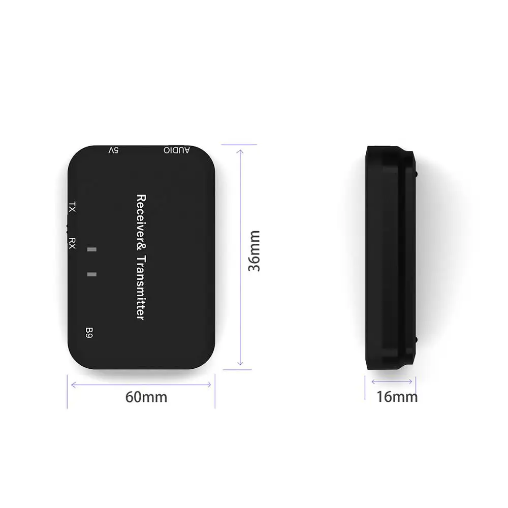 2 в 1 V4.2 Bluetooth передатчик приемник адаптер+ аудио кабель 3,5 мм+ USB кабель зарядного устройства+ RCA кабель аудио Bluetooth адаптер 4,2