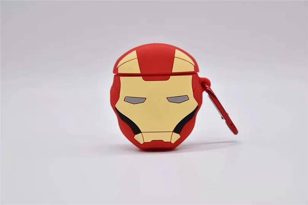 Чехол для наушников Apple AirPods TWS Bluetooth наушники силиконовые милые мультфильм Airpod чехол для Airpods зарядная коробка крышка