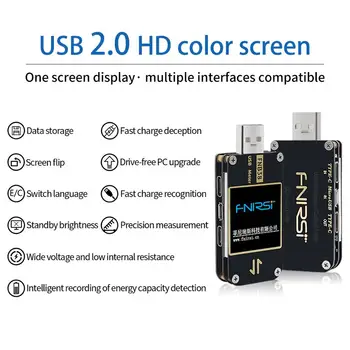 

FNB38 Current And Voltage Meter USB Tester QC4+ PD3.0 2.0 PPS Fast Charging Protocol Capacity Test