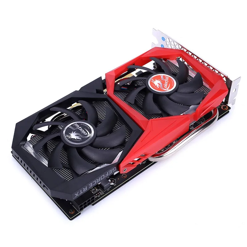 Цветная видеокарта GeForce RTX 2060 SuperGPU iGame Vulcan X OC PC Desktop 6 ГБ GDDR6 TU106 200A 3 0 бит ()