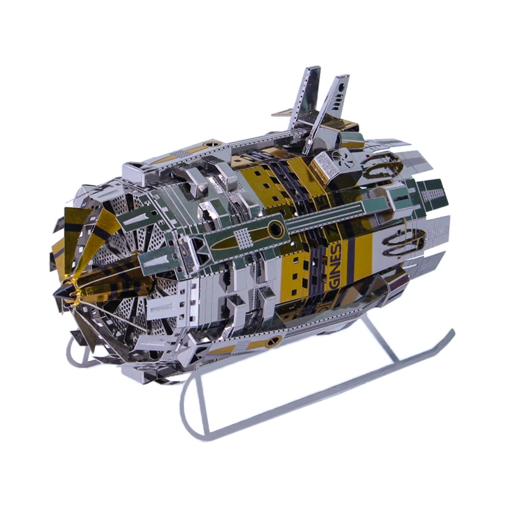 3D Metal Puzzle Jigsaw Toys for Adults & Teens Gifts - 3D Engine Model Kit - 102x48x65mm