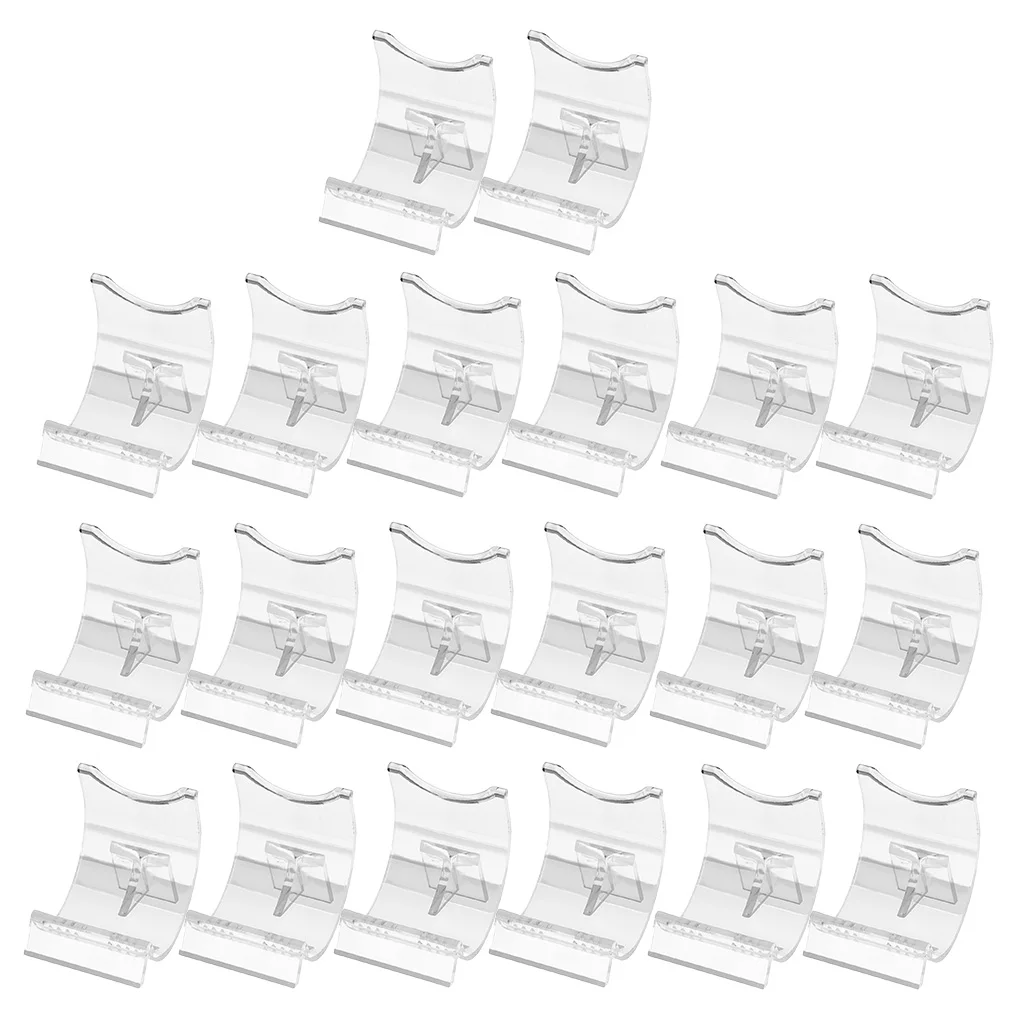 20-Pack Acrylic Display Stand Clear Holder Support Bracket for Lighter/ Jewelry / Watch - 5 X 5 X 4CM