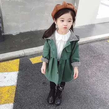 

Children Clothing Girls Coat 2020 Spring and Autumn Clothing New Windbreaker Baby Novelty Children's Autumn Fashion Outerwear