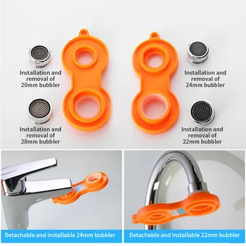

Aerator Wrench Hand Tools Repair Kit Multi-Function Faucet Tool Spanner Plastic M20 M22 M24 M28