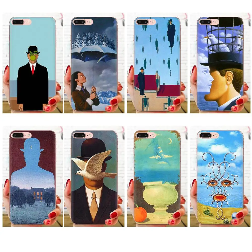 Rene Magritte для huawei P7 P8 P9 P10 P20 P30 Lite Mini Plus Pro Y9 Prime P Smart Z мягкие прозрачные чехлы