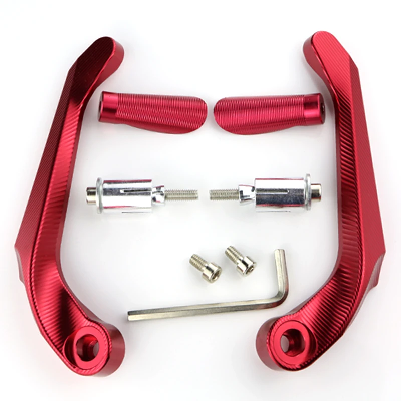 Для Honda CBR250R CBR250RR CBR 500R 500F CBR 1000RR 22 мм 7/" CNC алюминиевый тормозной рычаг защита рычага сцепления протектор Proguard - Цвет: red