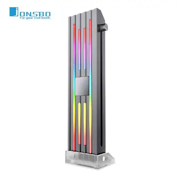 

Jonsbo VC-4 RGB Graphics Card Holder Stand 5V 3Pin Video Card Bracket Support for Desktop PC Computer Case Chassis