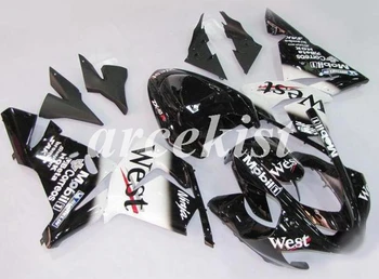 

4 Free Gifts New ABS Motorcycle Full Fairings Kit Fit For Kawasaki Ninja ZX-10R 2004 2005 04 05 10R bodywork set WEST