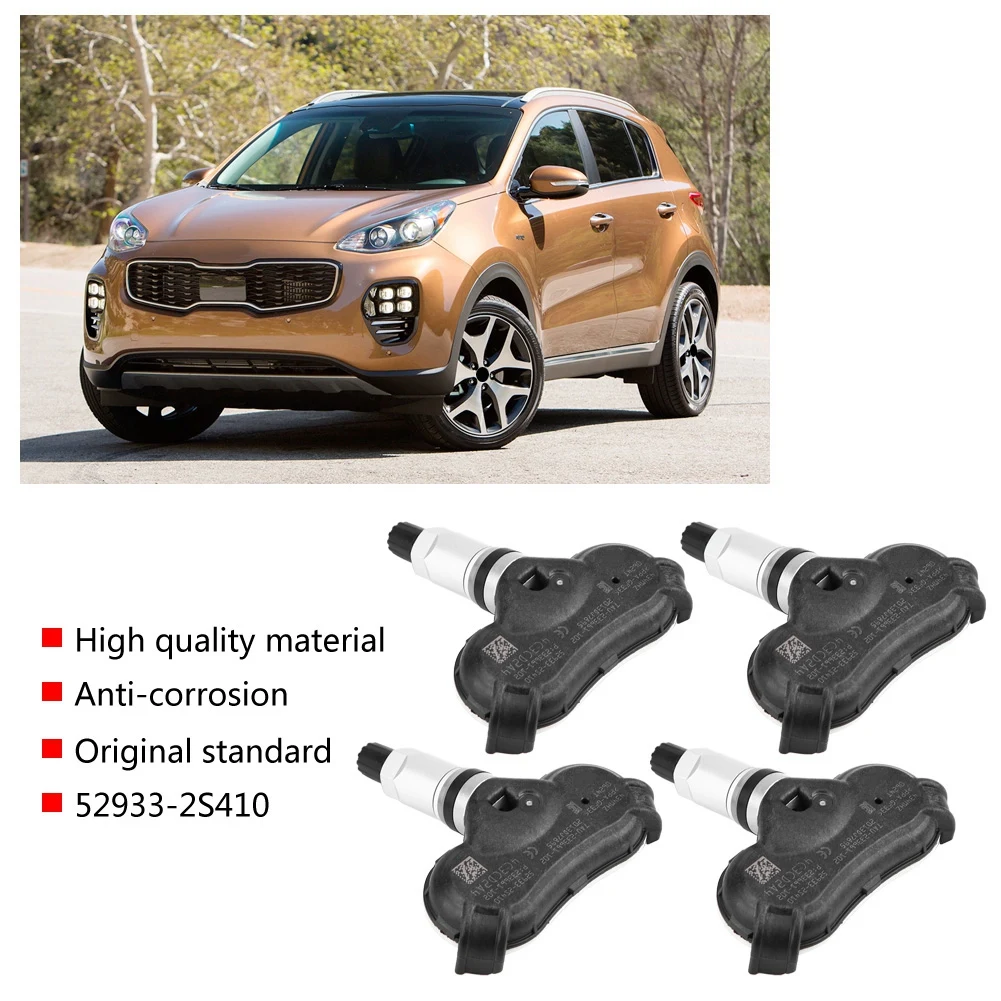 Автомобильный датчик TPMS 4 шт. для Hyundai ix35 2014-2015 (Low-Line) 2010 - 2015 2011 2012 Kia Sportage 52933-2S410