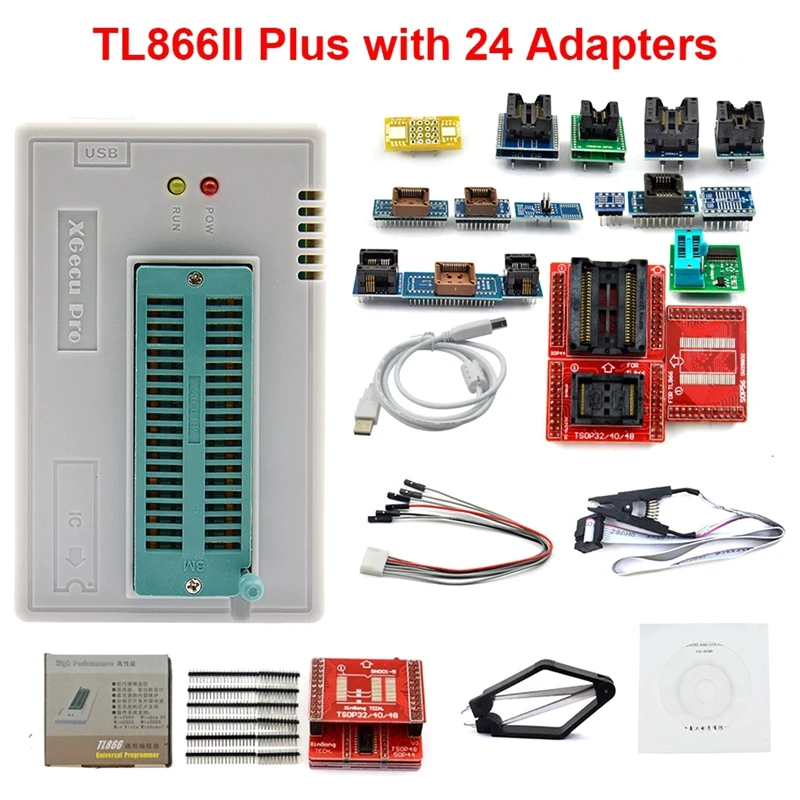 V8.51 Minipro TL866II плюс USB программатор поддержка 15000+ IC SPI Flash NAND EEPROM MCU PIC AVR высокое качество