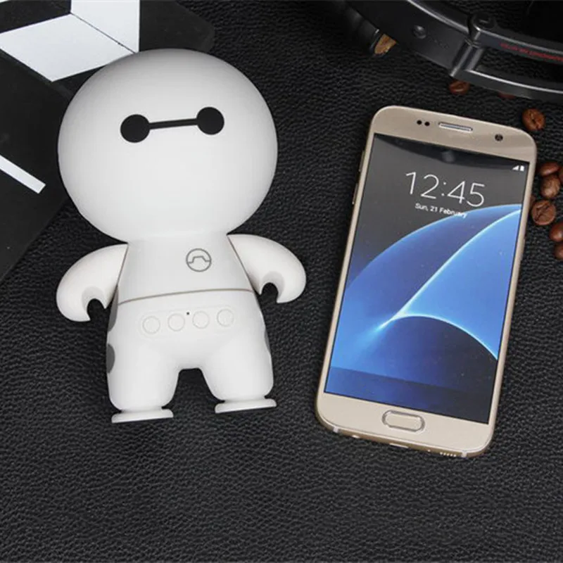 Baymax кукла беспроводной мини Bluetooth динамик мультяшная компьютерные колонки карта
