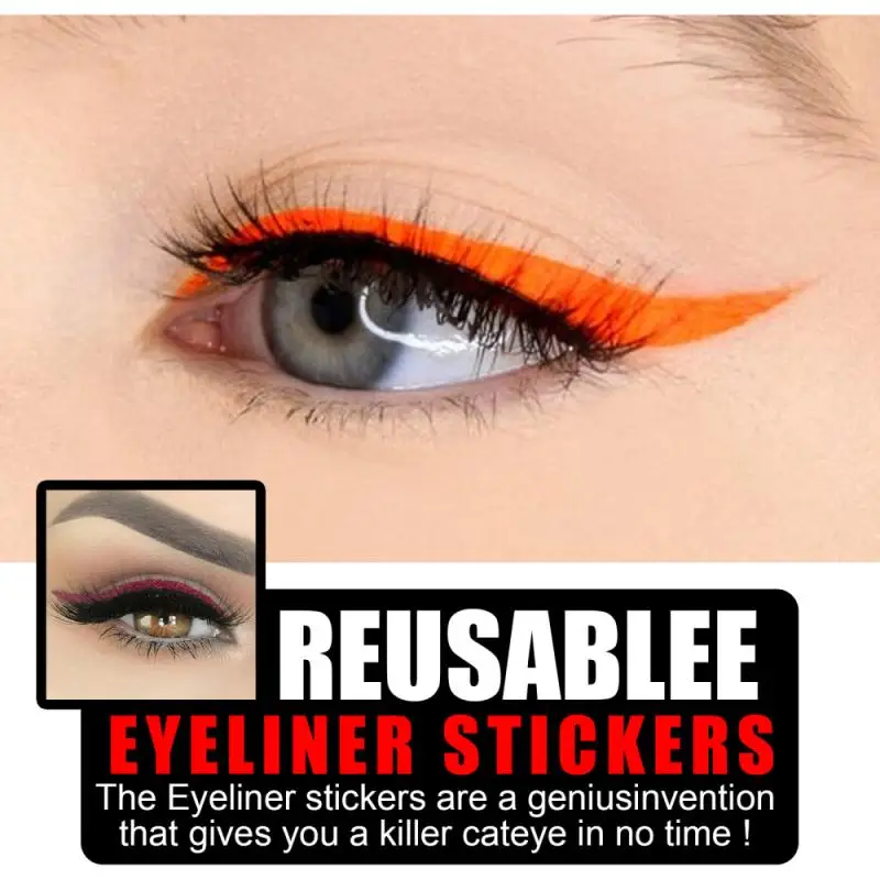 Eyes Art Orange Lid Sticker