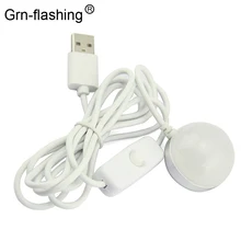 Портативный светодиодный мини-светильник с питанием от USB, ночник, настольная лампа для чтения книг, потолочный светильник, Магнитная Адсорбция для кемпинга, аварийная лампа с выключателем