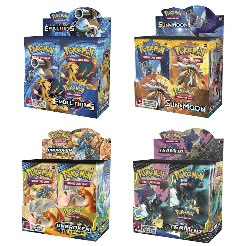 25-324 шт. Tag Team Pokemones GX EX мега Торговые Карты игровой набор английские карточки игрушки для детей подарок высокое качество