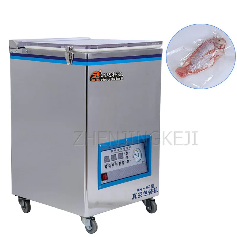 

220V Commercial Desktop Mobile Vacuum Sealing Machine Tea Rice Beef Jerky Grain Delicatessen Bacon Meat Products Food Packaging