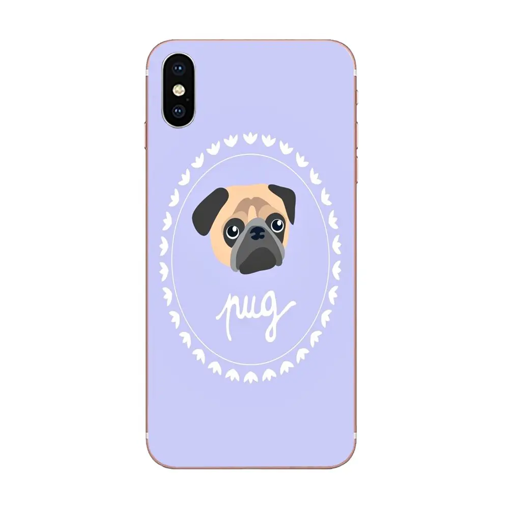 as picture Прекрасный мультфильм мопса для Xiaomi Redmi Mi 4 7A 9T K20 CC9 CC9e Note 7 9 Y3 SE Pro Prime Go Play прозрачный, мягкий чехол сумка - Цвет: as picture