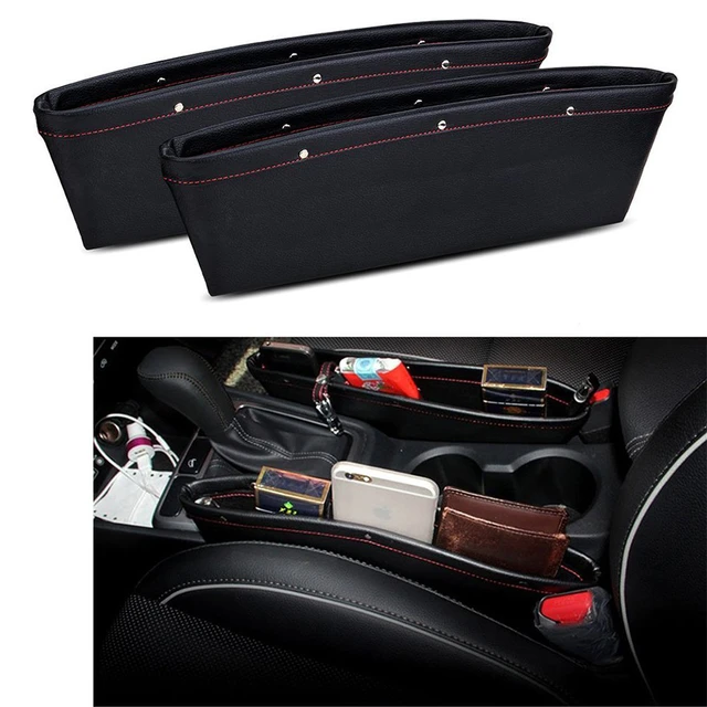 Multifunktions Sitz Lücke Lagerung Tasche Für Auto Sitz Lücke Füllstoff Mit  Telefon Tasse Halter PU Leder Auto Innen Spalt Organisatoren box -  AliExpress