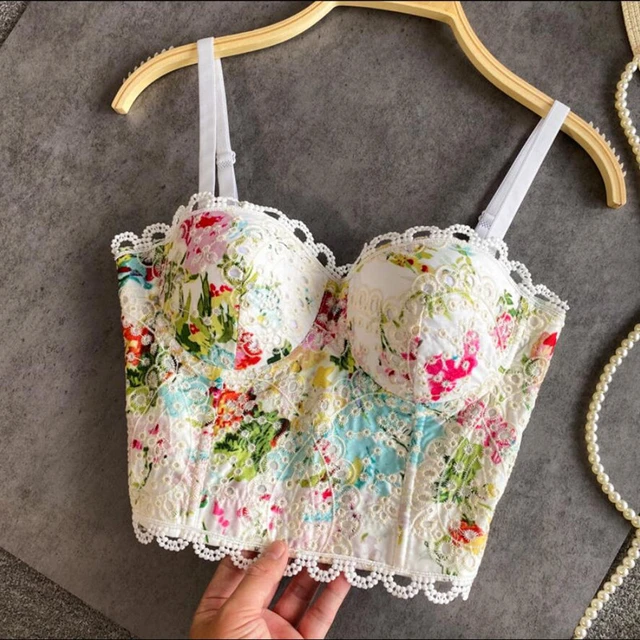 Floral Corsets & Bustiers Bras