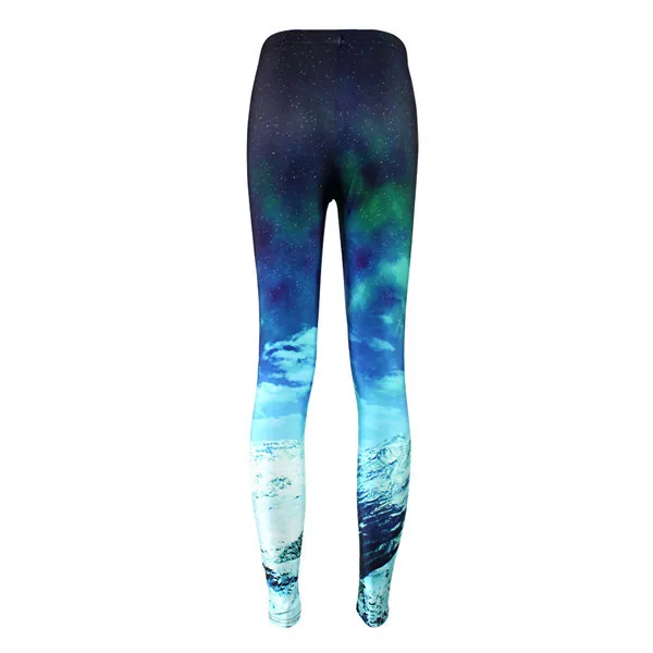 

Europe And America Digital Printing Snow Mountain Star Tight Sexy Leggings Tylgs-3478