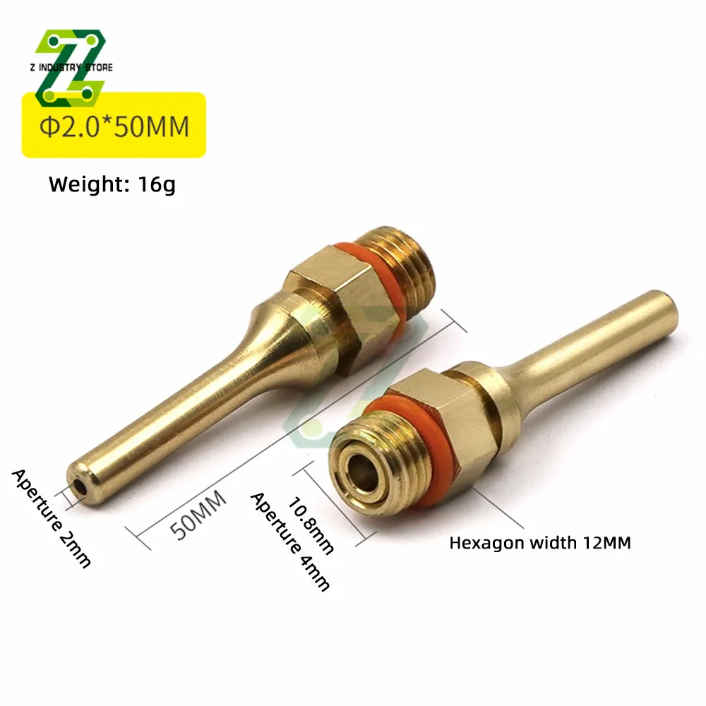Hot Melt Glue Gun Copper Long Nozzle 1mm 1PCS/Lot Large and Small Diameter Nozzle
