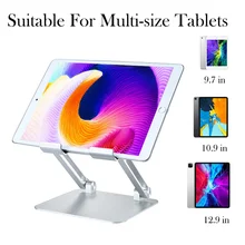 Soporte Universal de aleación de aluminio plegable para teléfono móvil, marco de soporte perezoso con disipación de calor para iPhone, iPad, novedad de 2021
