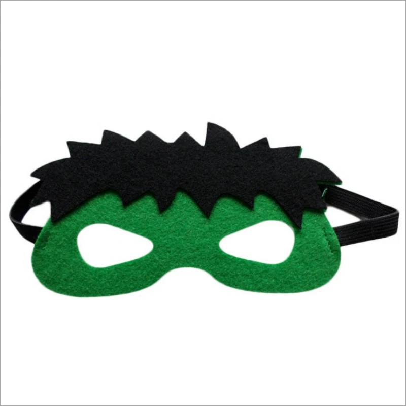 Реквизит Тора для мальчиков и девочек; маскарадные маски супергероя на Хэллоуин, Рождество; маскарадные маски Железного человека; милые костюмы Супермена для взрослых - Цвет: Hulk