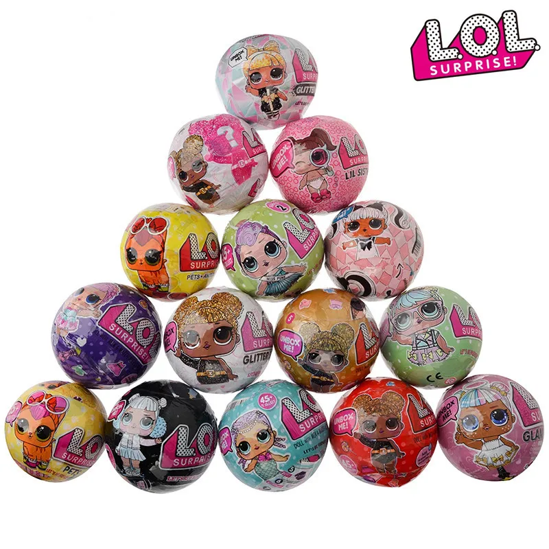 LOL Surprise-muñecas para niños, juguetes para mascotas LOL Girl LOL, huevo, caja ciega, juguetes para niños, regalo de Navidad