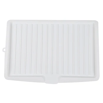 

CSS Plastic Dish Drainer Drip Tray Plate Cutlery Rack Kitchen Sink Rack Holder Large white