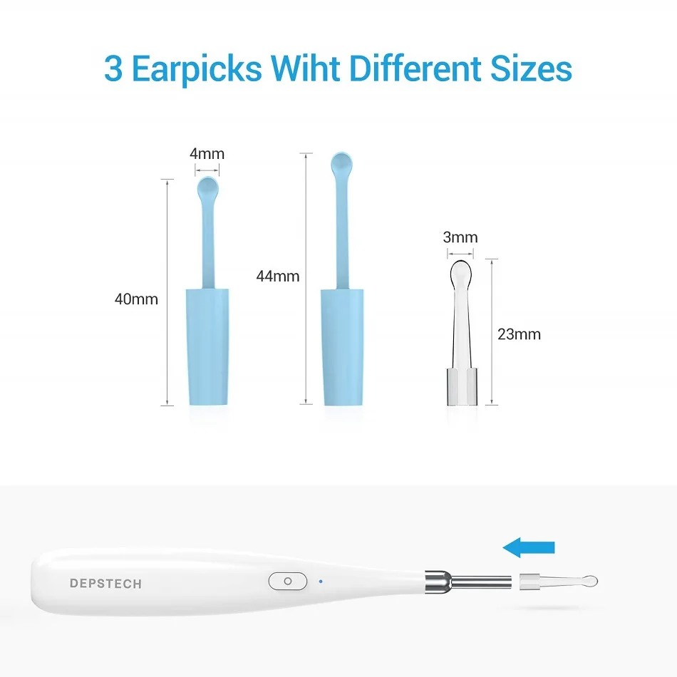 3.9mm sem Fio Endoscópio com 6 Atualizado Otoscópio Ultra-fino Wifi Orelha Inspeção Câmera Ajustável Luzes Led Ios Android hd 4 6 ajustável luzes led ios android