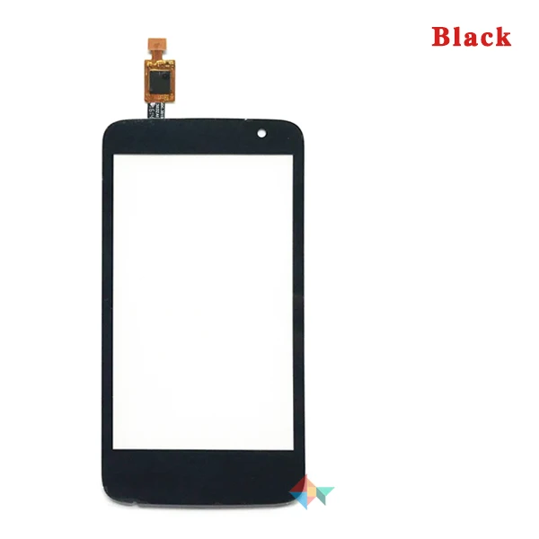 10 шт./лот Высокое качество 4," для Alcatel One Touch M'Pop OT5020 5020D сенсорный экран дигитайзер Передняя стеклянная линза сенсорная панель - Цвет: Black