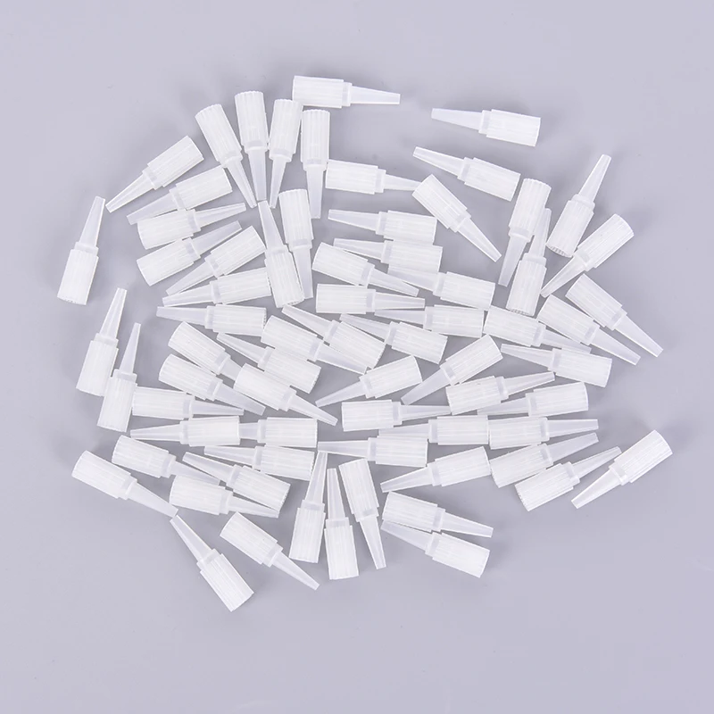 100pcs/Pack 3FP/7P Disposable Eyebrow Tattoo Needle Caps Permanent Eyebrow Makeup Tattoo Needle Tips Tattoo Accessories