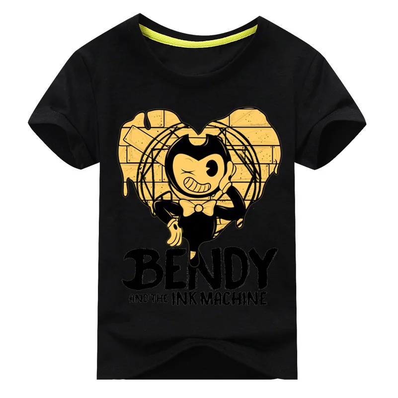 Children Summer Kids Clothes T shirt Boy Infant Tee for Boys Girls Tops Toddler T-shirts Bendy Short Sleeve T-Shirt