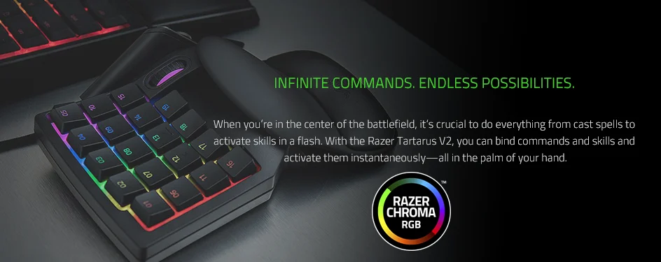 Razer v2 Gaming Mecha Membrane Key Switches 32 Programmable Keys Customizable Chroma RGB Lighting|Keyboards| - AliExpress