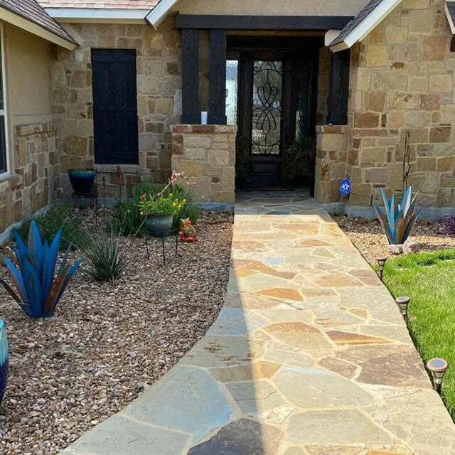 Diy Fém Udvari Art Agave Kaktusz Növény Rusztikus Szobor Otthoni Kert Figurák Kültéri Dekoráció Virágnövények Mesterséges Kiegészítők - Image 4