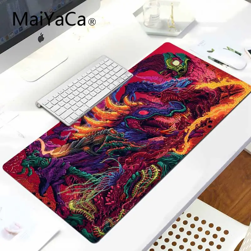 LockEdge 30X90cm MaiYaCa высокое качество Hyperbeast DIY дизайн игровой с узором коврик для мыши большой коврик для мыши ПК компьютерный коврик - Цвет: LockEdge 30X90cm