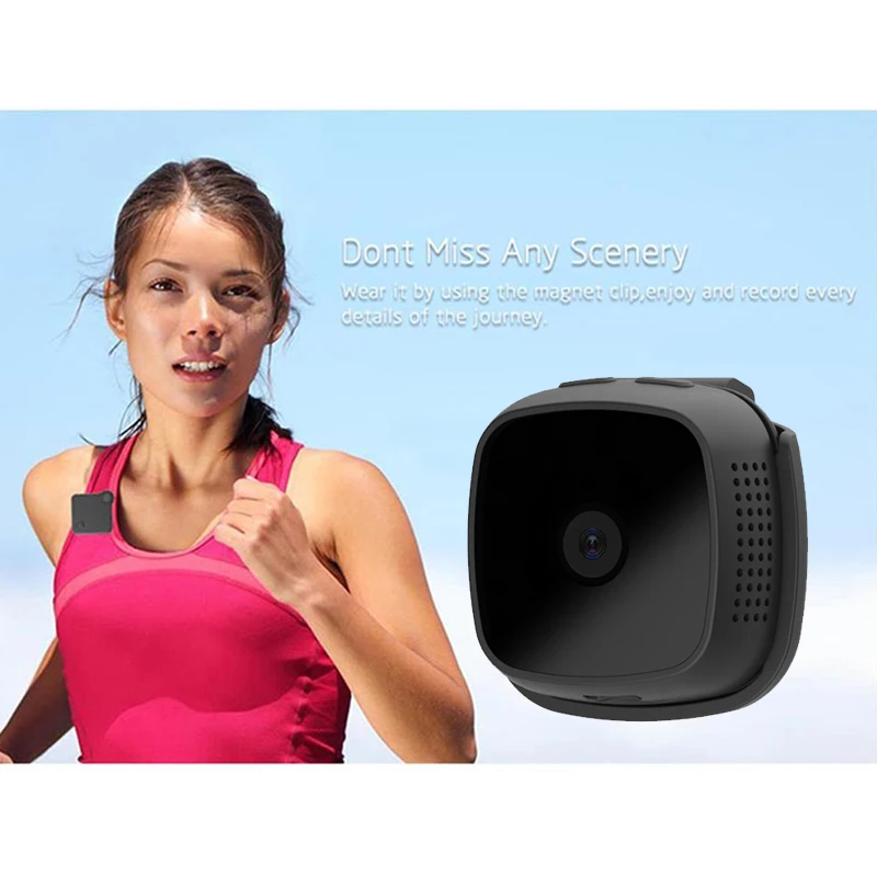 Мини Wifi IP камера инфракрасная видеокамера ночного видения 1080P HD 2.0MP H.264 C9 Домашняя безопасность TF карта HD Wifi камера