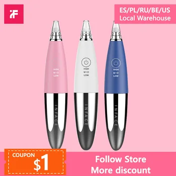 

InFace Blackhead Removal Skin Care Pore Acne Pimple Removal Blackhead Removal Device Vacuum Pore Cleaner For Face