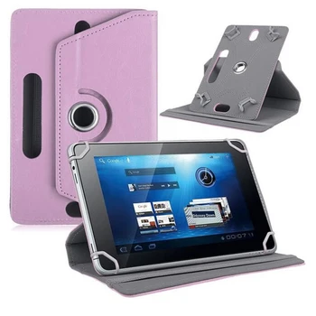 

7/8/9/10inch Tablet Protective Case Universal Rotating Four Hook imitation leather Crystal Pattern Tablet Cover Stand Case