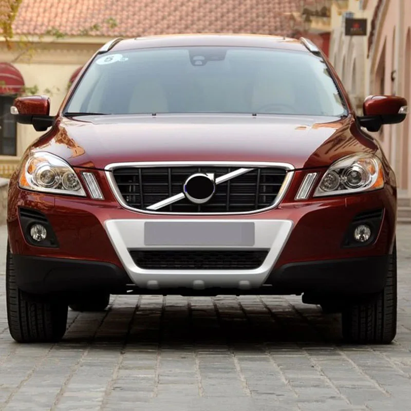 1 шт. для Volvo XC60 2009-2013 ABS хромированный передний и задний бампер противоскользящая защитная пластина для украшения автомобиля аксессуары